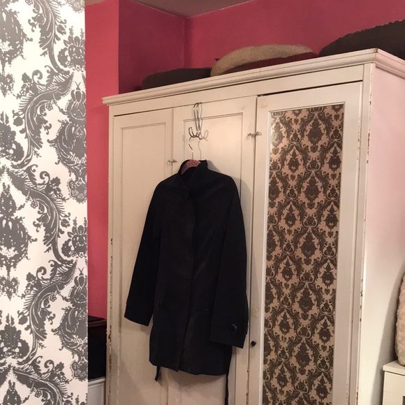 Old Navy Black Short Trench Coat - Picture 10 of 13